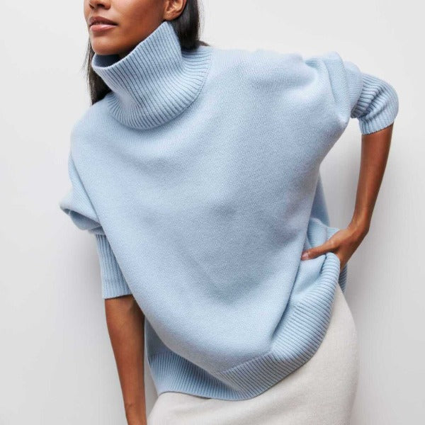 Tressia | Women’s Oversized Turtleneck Sweater