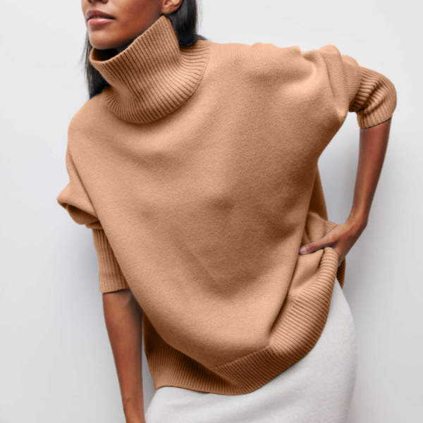 Tressia | Women’s Oversized Turtleneck Sweater