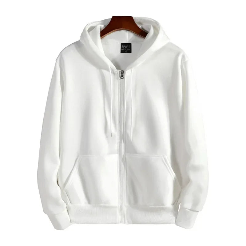 Virello | Men’s Fleece-Lined Zip-Up Hoodie
