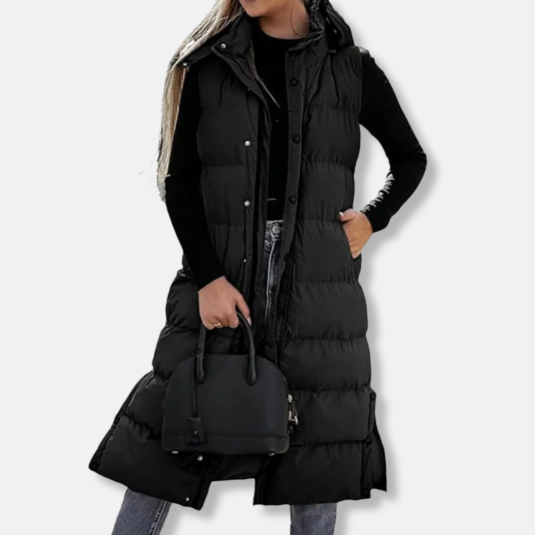 Veronica | Women’s Quilted Ankle-Length Puffer Vest
