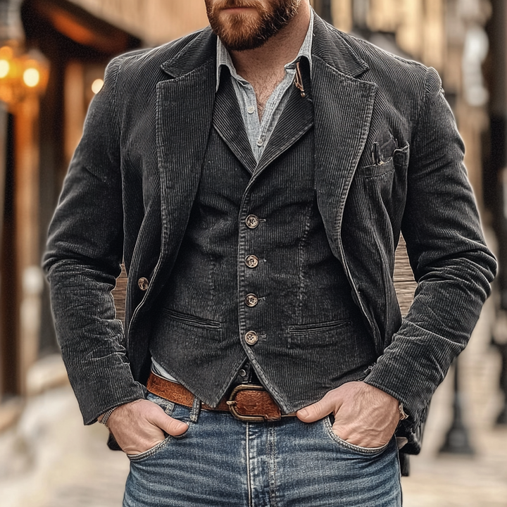 Vintageo | Men’s Vintage Blazer &amp; Vest Set