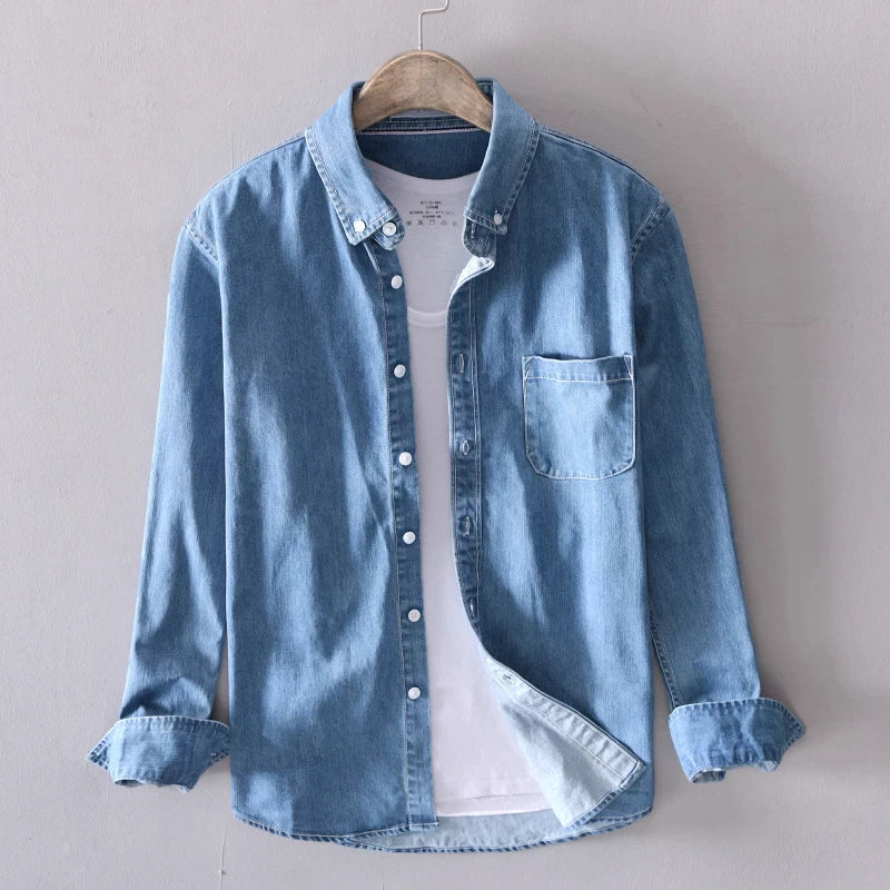 Virgil | Men’s Pure Cotton Denim Shirt