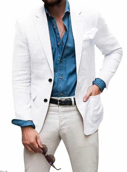Livino | Men’s Breathable Linen Blazer