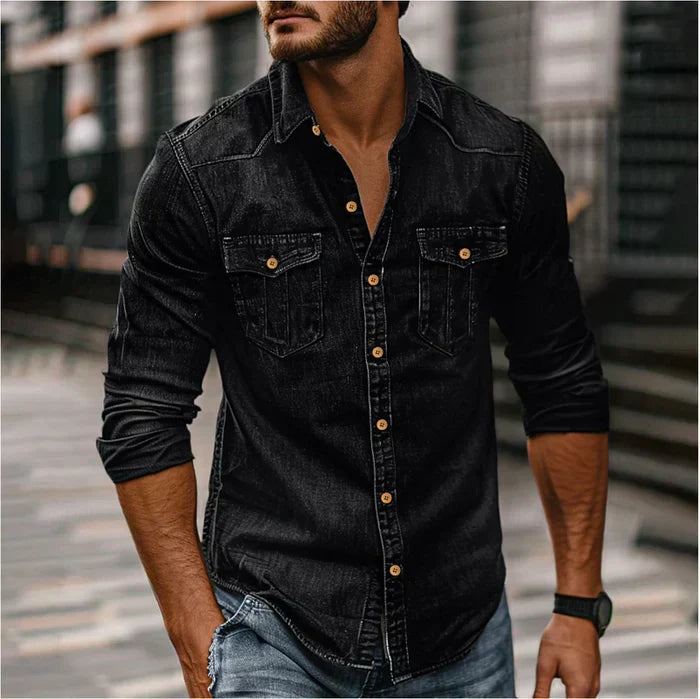 Westmere | Men’s Denim Western Shirt