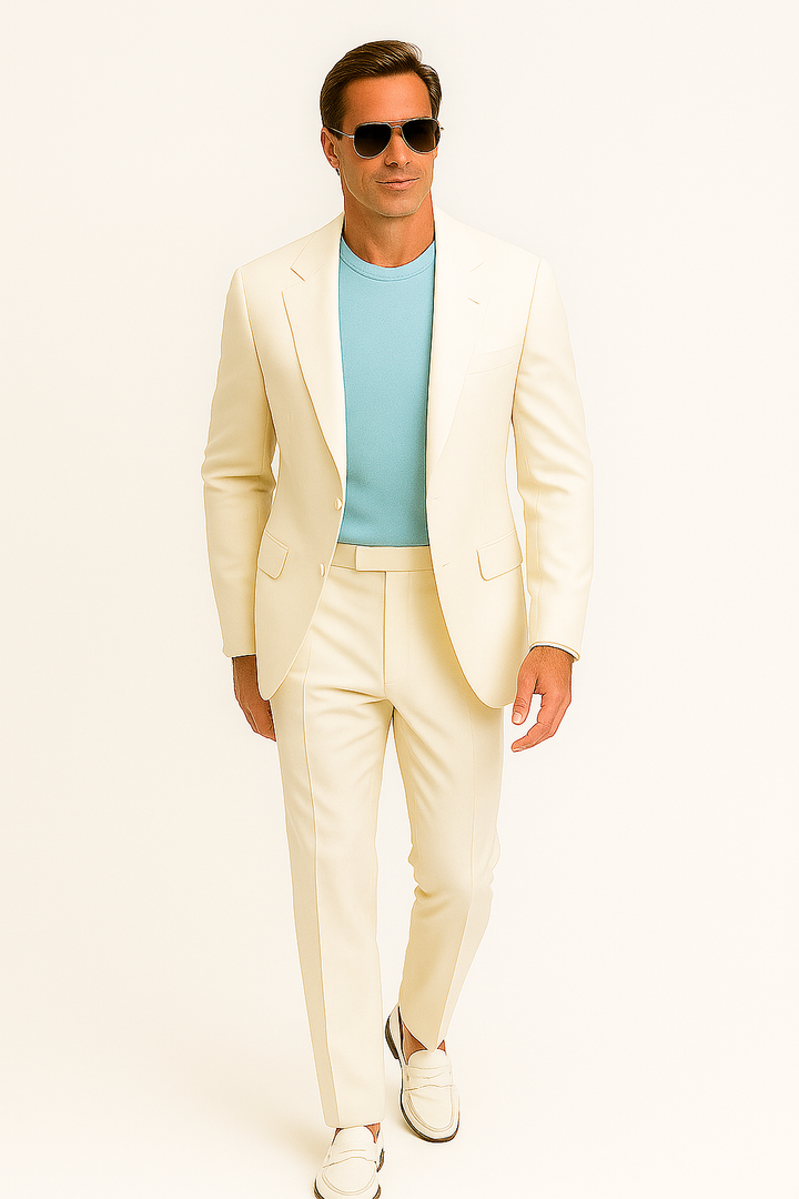 Don Johnson | Men’s 80s Miami White Suit