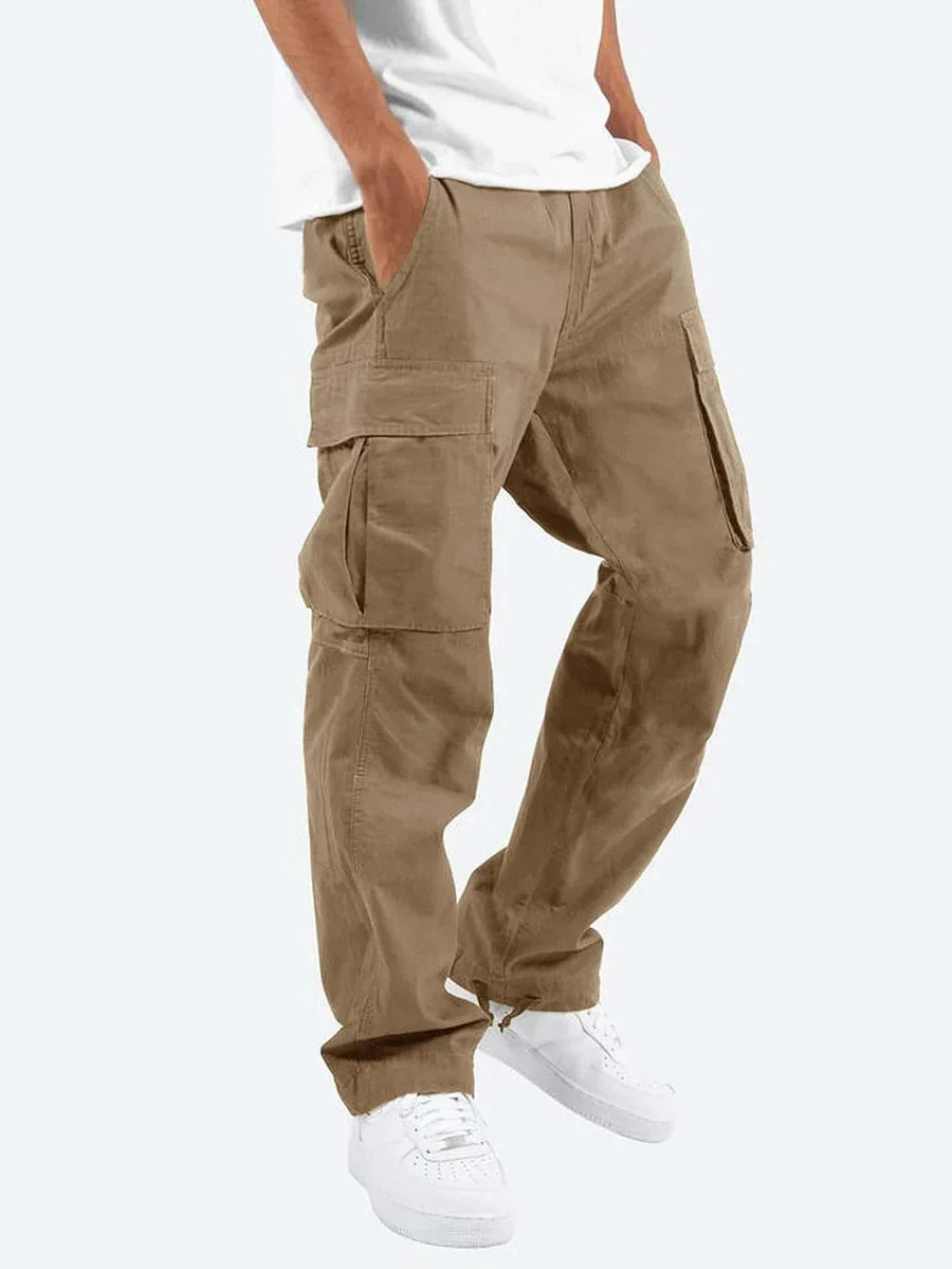 Taviro | Men’s Casual Straight Leg Cargo Pants