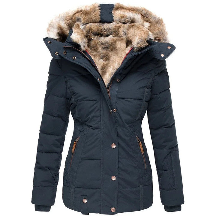 Elvara | Women’s Hooded Faux Fur Winter Coat