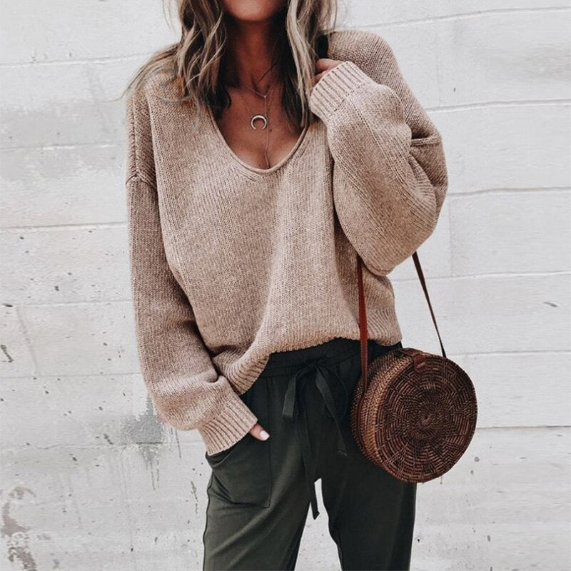 Lirena | Women’s Knit V-Neck Sweater