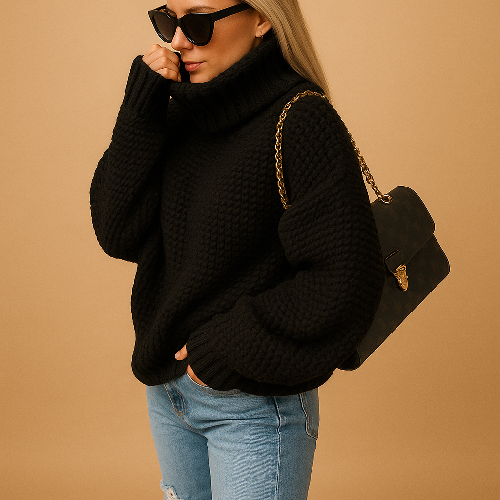 Luviena | Women’s Knitted Crop Sweater