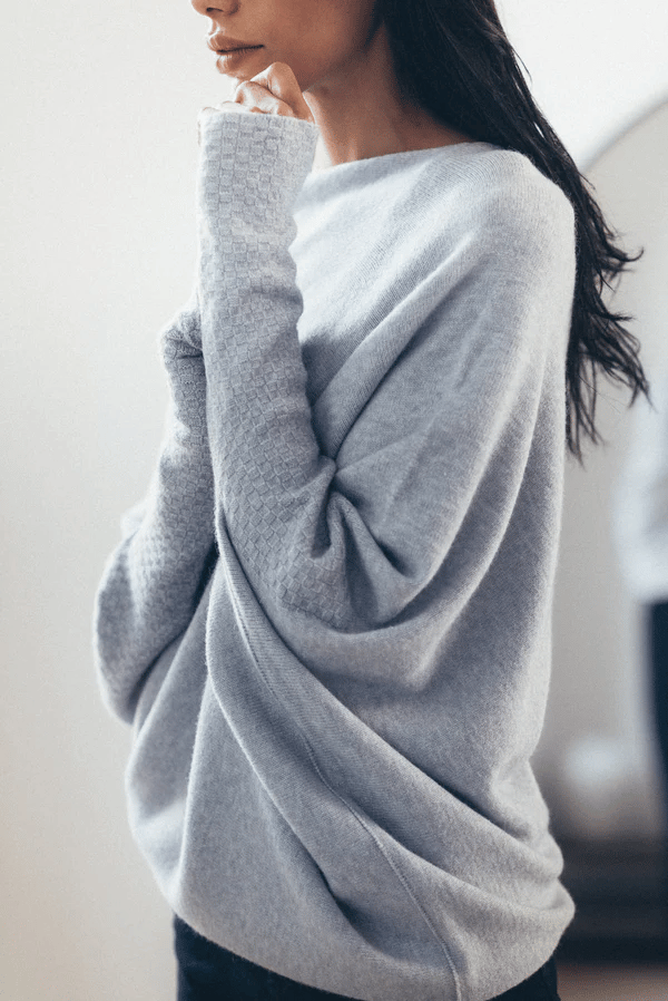 Elvarina | Women’s Off-Shoulder Loose Knit Sweater