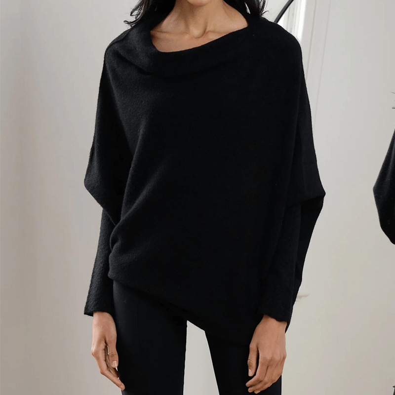 Elvarina | Women’s Off-Shoulder Loose Knit Sweater