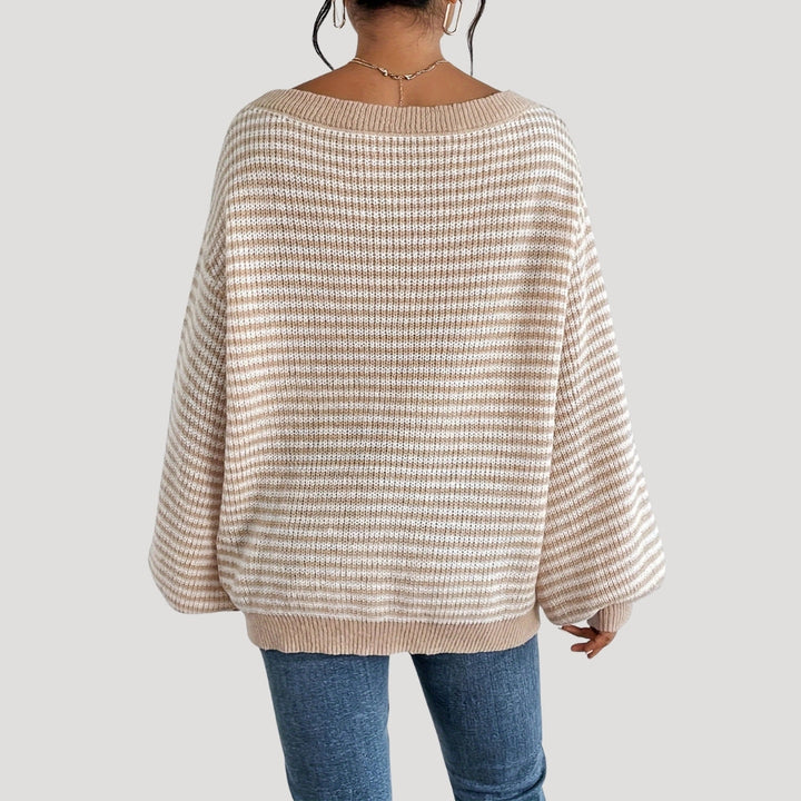 Serelle | Women’s Oversized Striped Knit Jumper