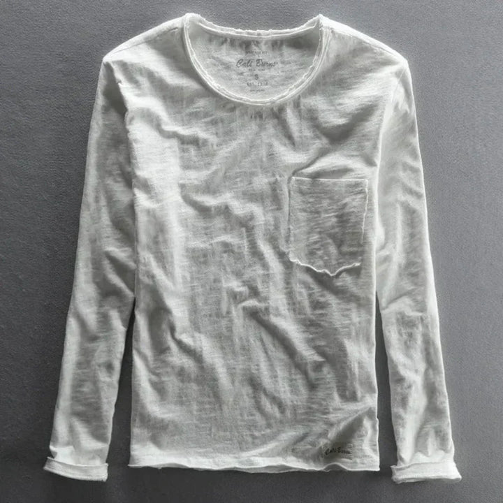 Zen | Men’s Washed Cotton Crew Neck Shirt