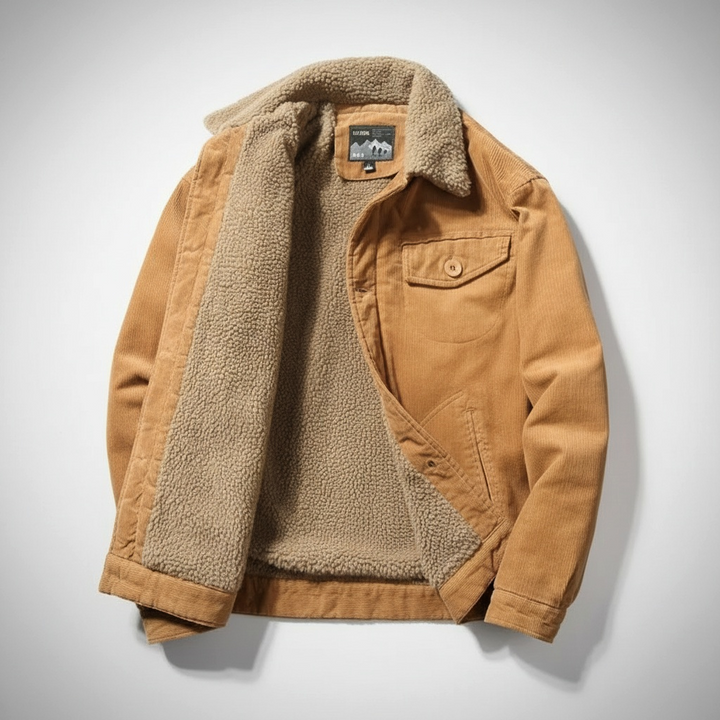 Brooks | Men’s Corduroy Fleece Lined Jacket