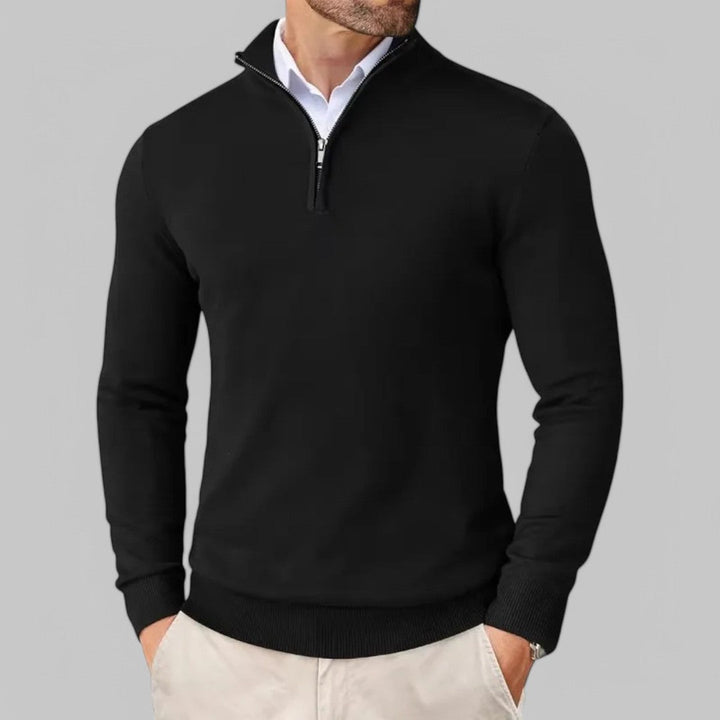 Dresden | Men’s Old-Money Half-Zip Jumper