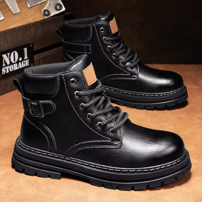 Valerico | Men’s Leather Buckle Loafers