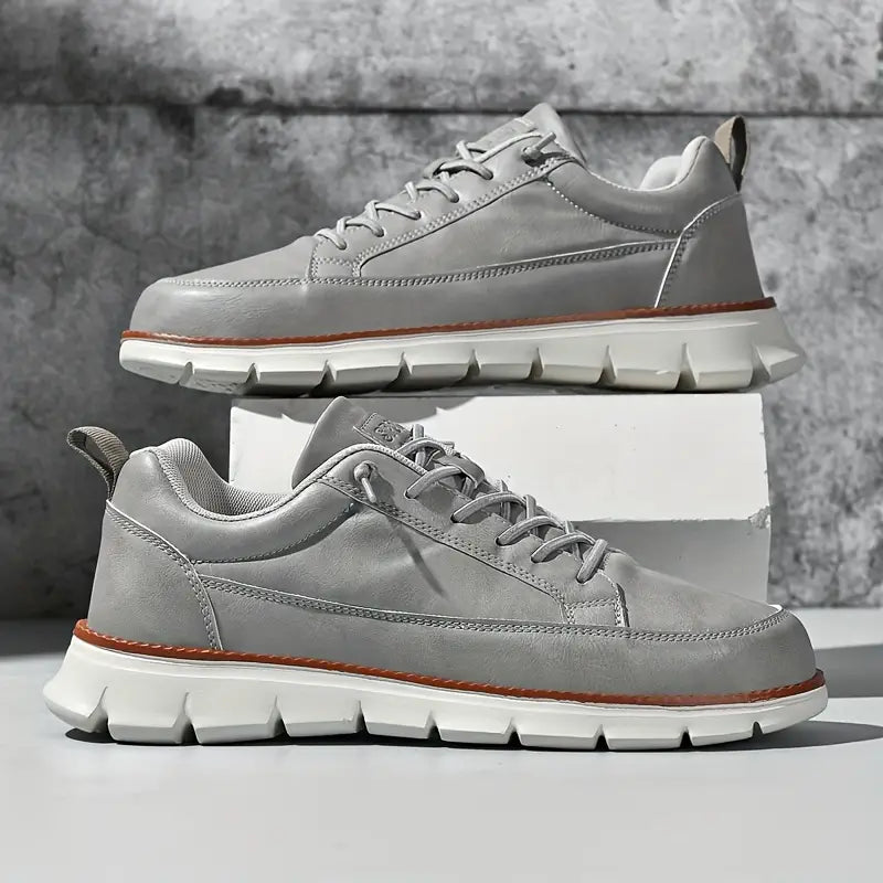 Tolleric | Men’s Ergonomic Leather Sneakers