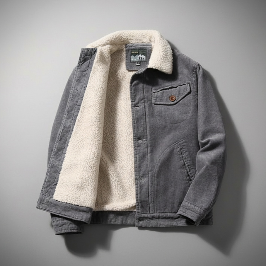 Brooks | Men’s Corduroy Fleece Lined Jacket