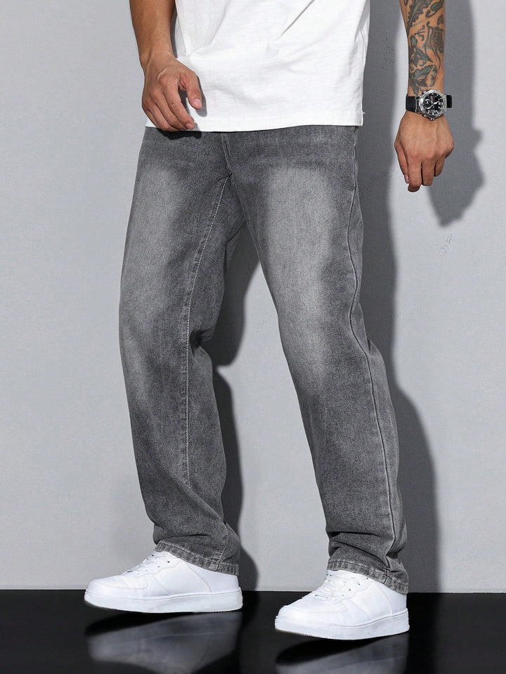 Greg | Men’s Casual Wide Leg Jeans