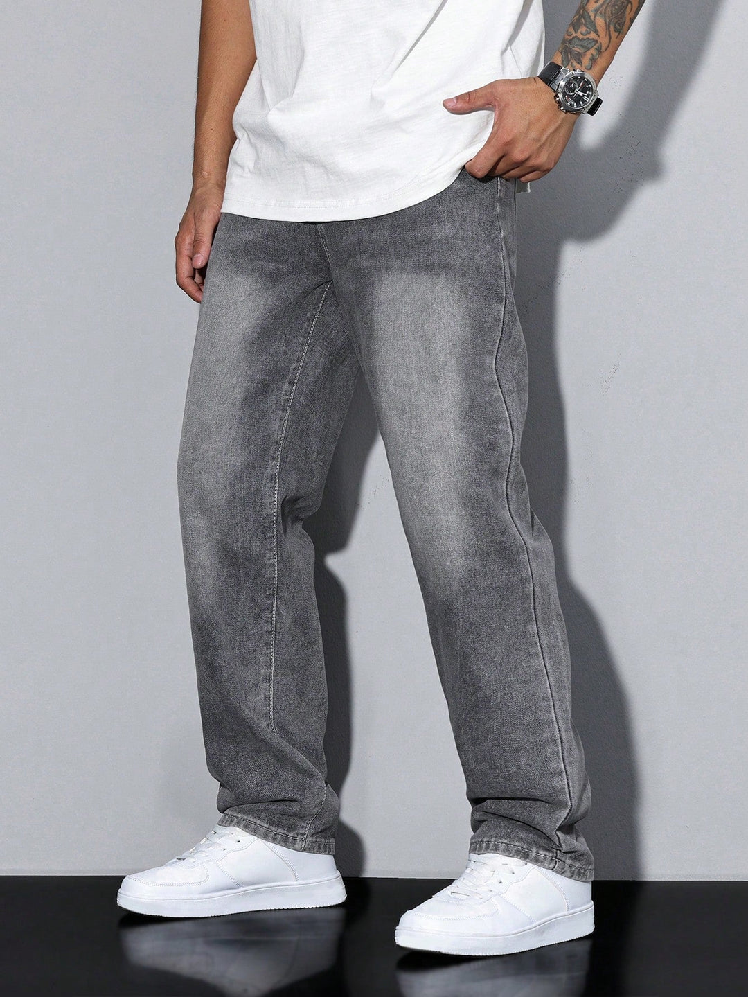 Greg | Men’s Casual Wide Leg Jeans