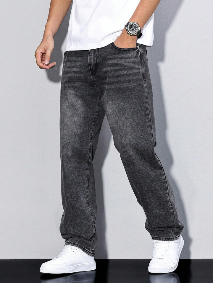 Greg | Men’s Casual Wide Leg Jeans