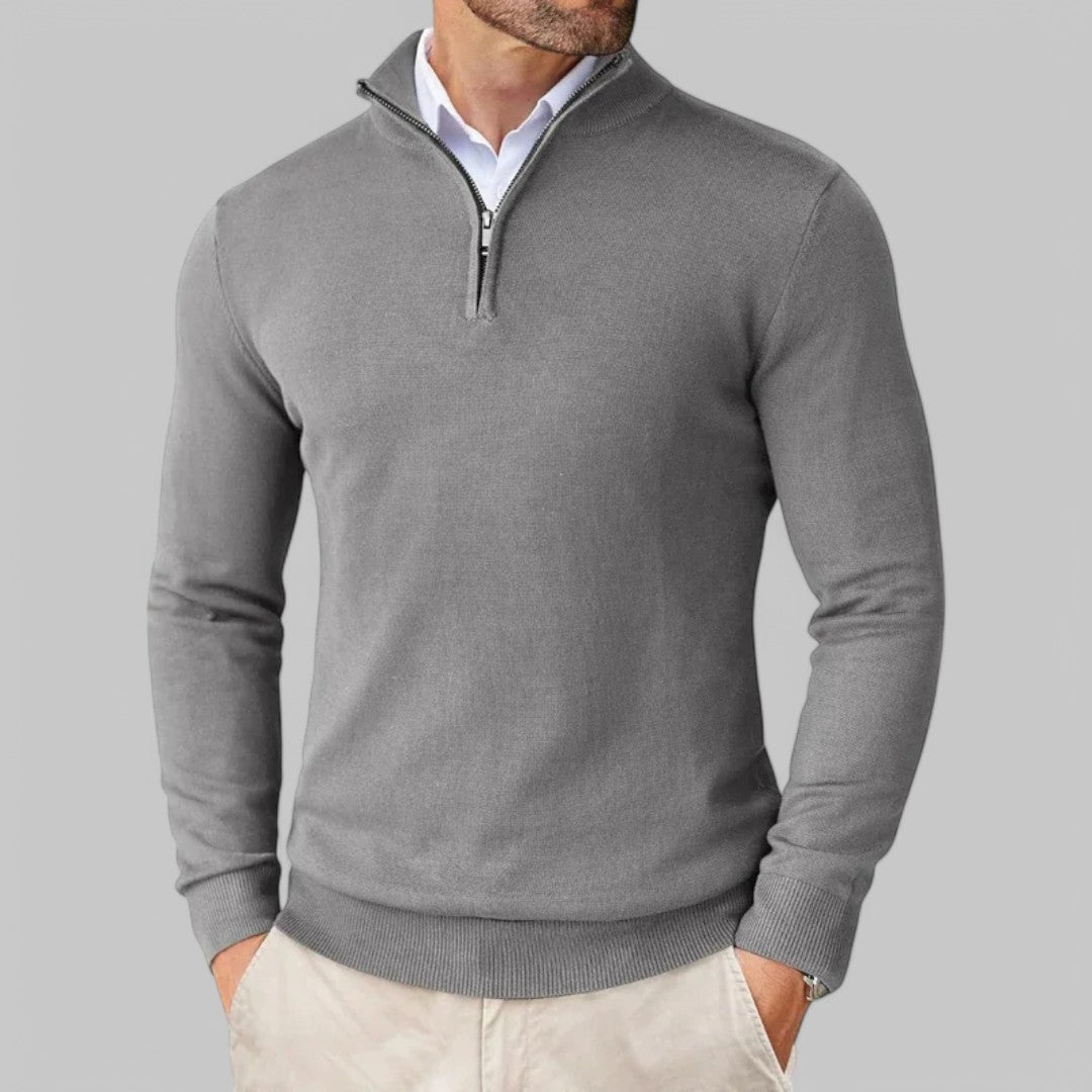 Dresden | Men’s Old-Money Half-Zip Jumper