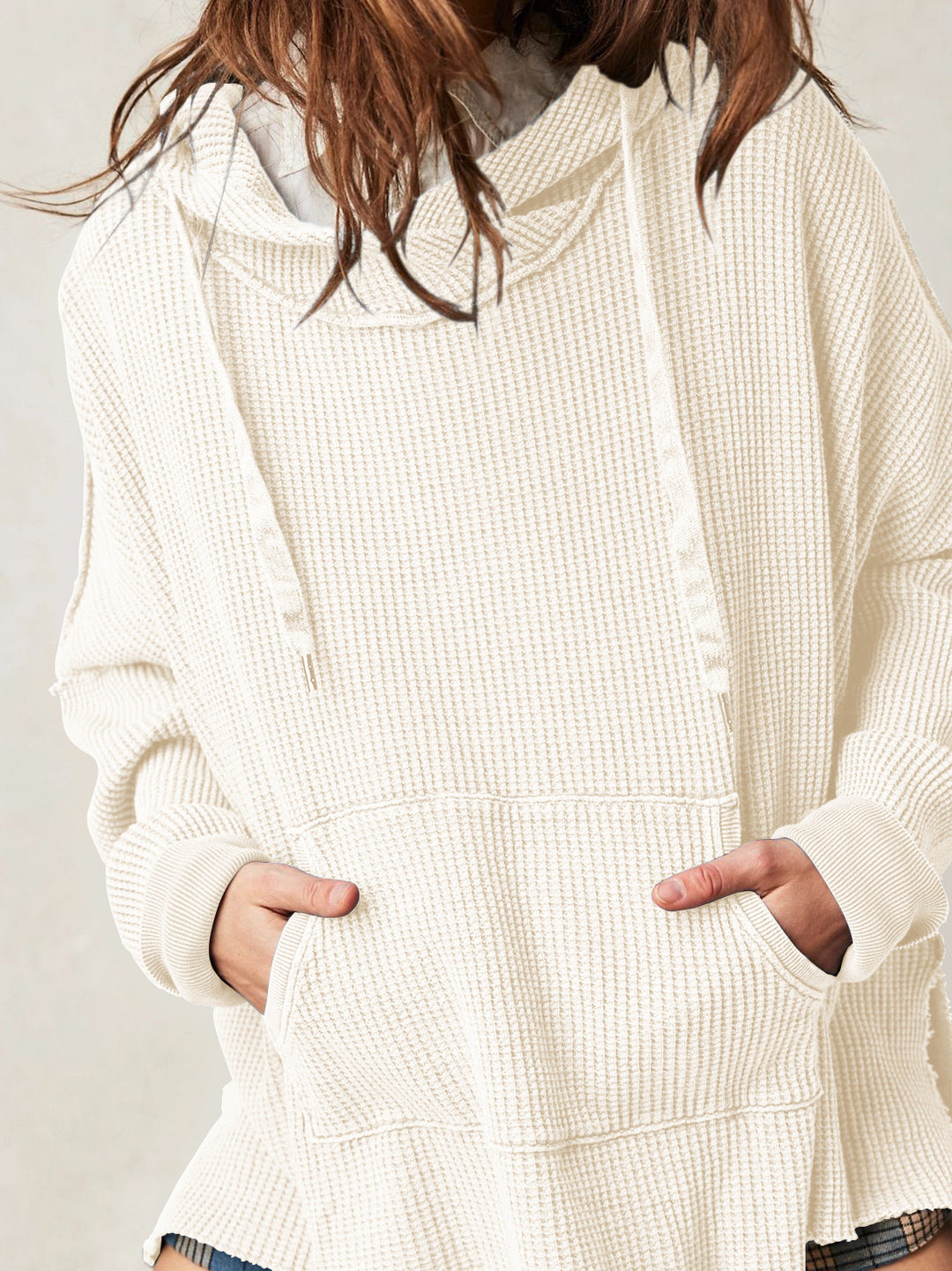 Molly | Women’s Oversized Waffle Knit Hoodie