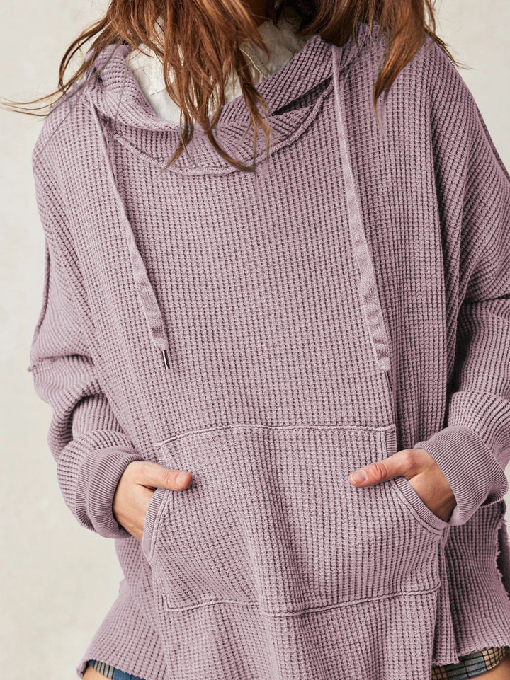 Molly | Women’s Oversized Waffle Knit Hoodie