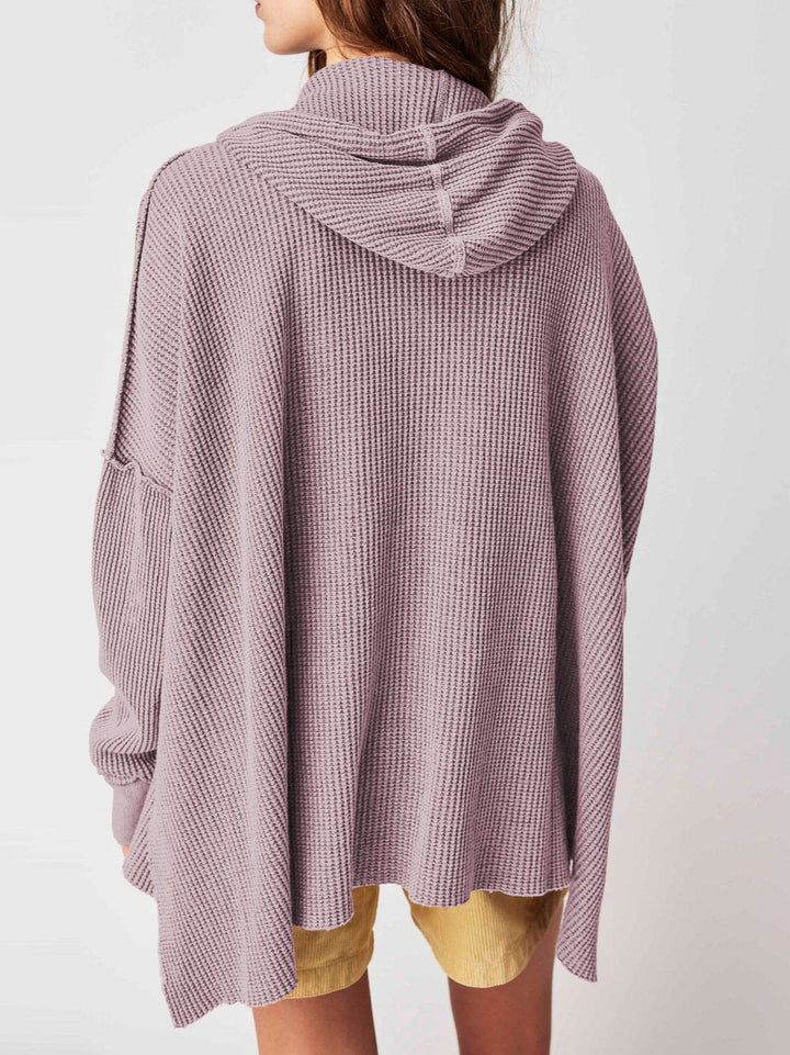 Molly | Women’s Oversized Waffle Knit Hoodie