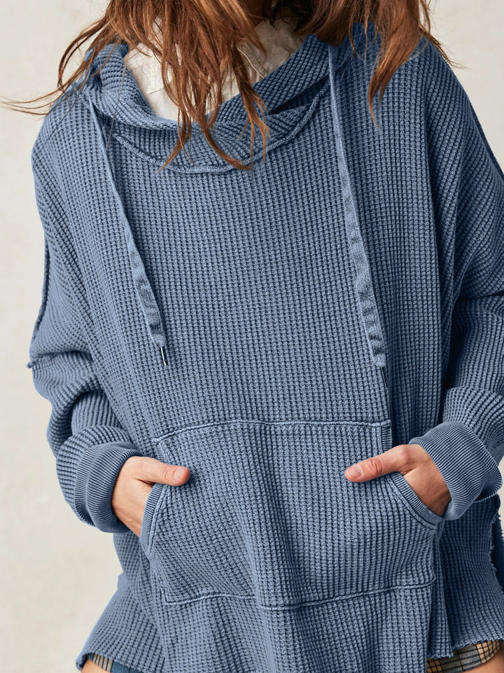 Molly | Women’s Oversized Waffle Knit Hoodie