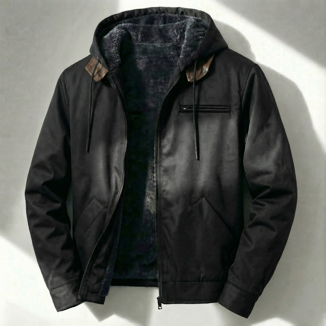 Hunter | Men’s Fleece-Lined Hooded Jacket