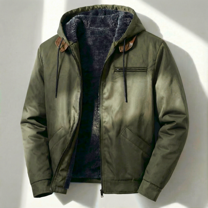 Hunter | Men’s Fleece-Lined Hooded Jacket
