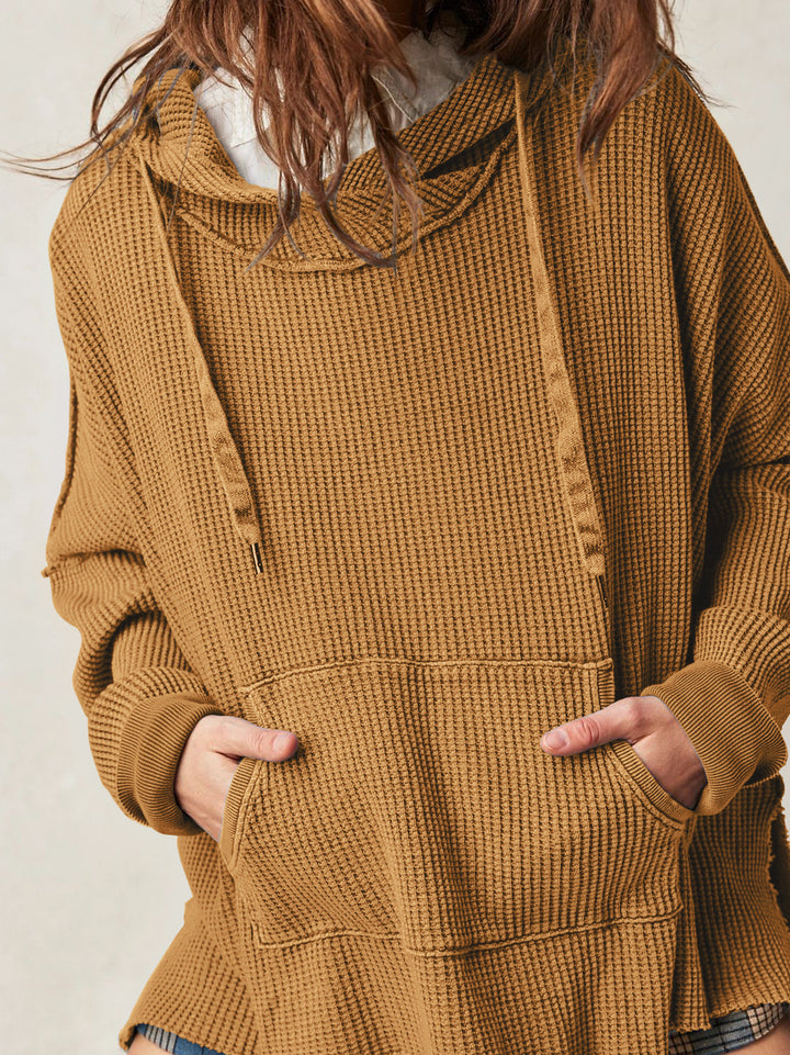Molly | Women’s Oversized Waffle Knit Hoodie