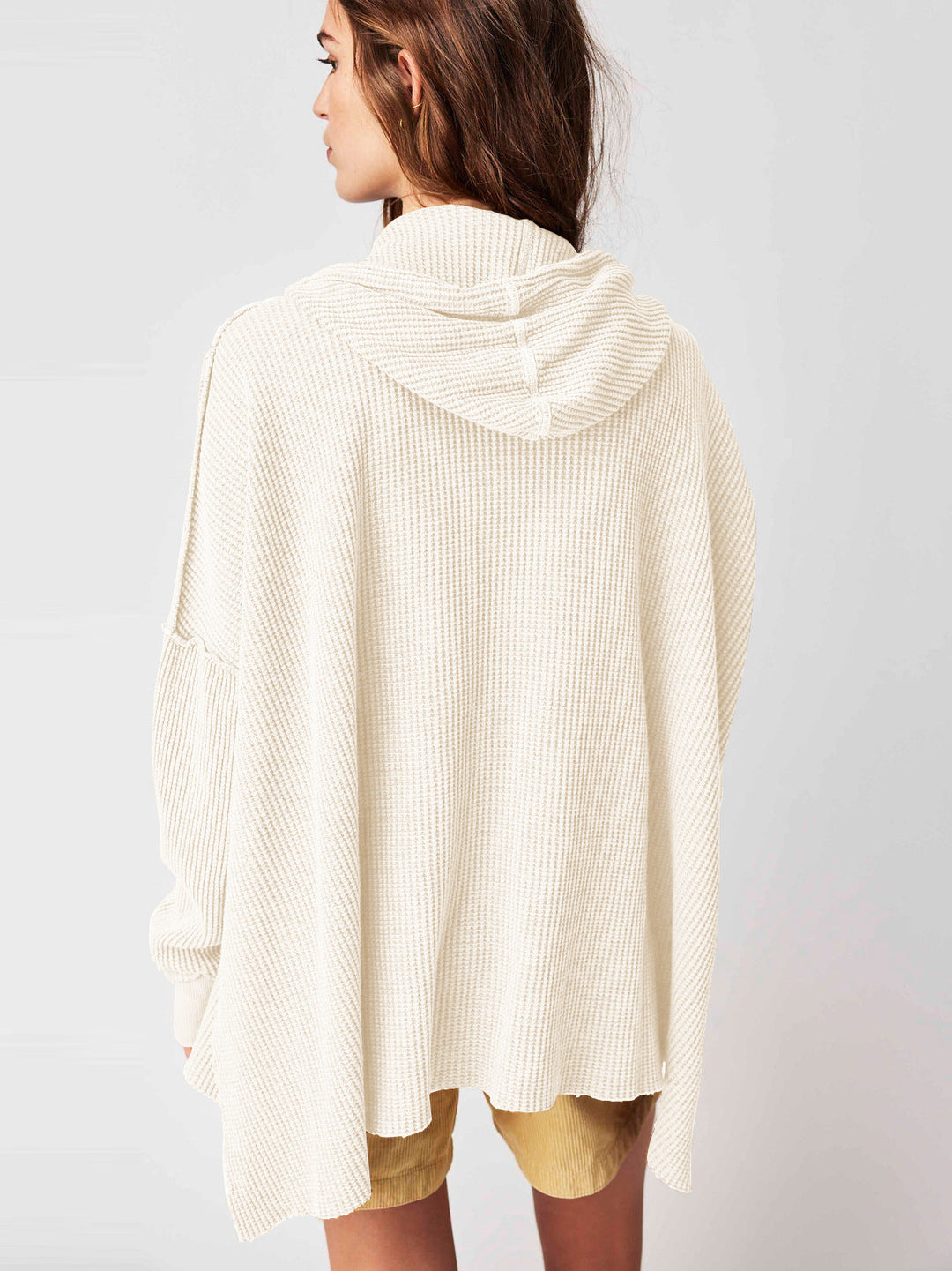 Molly | Women’s Oversized Waffle Knit Hoodie