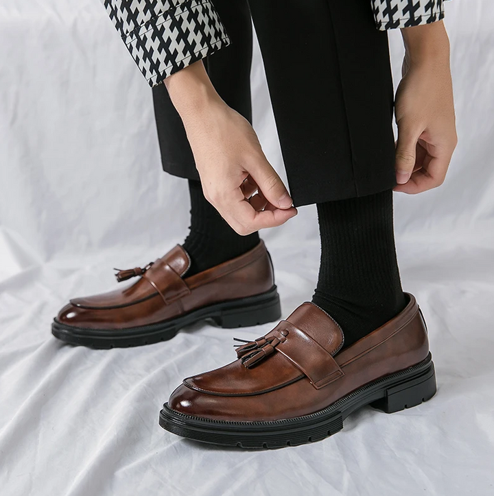 Chon | Men’s Leather Tassel Loafers