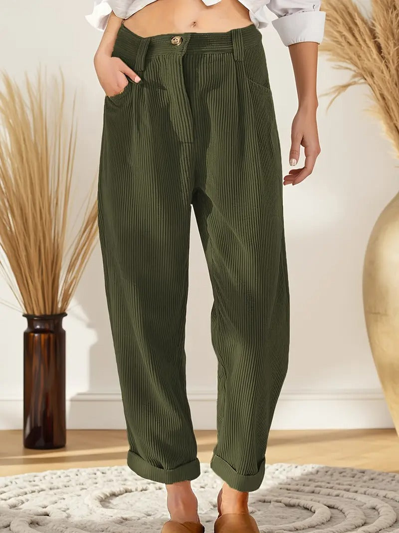 Dreany | Women’s Chic Winter Straight-Leg Trousers