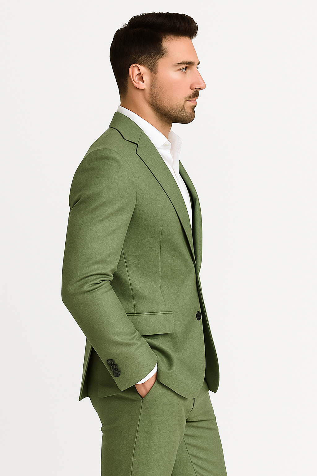 Sage | Men’s Light Green Suit