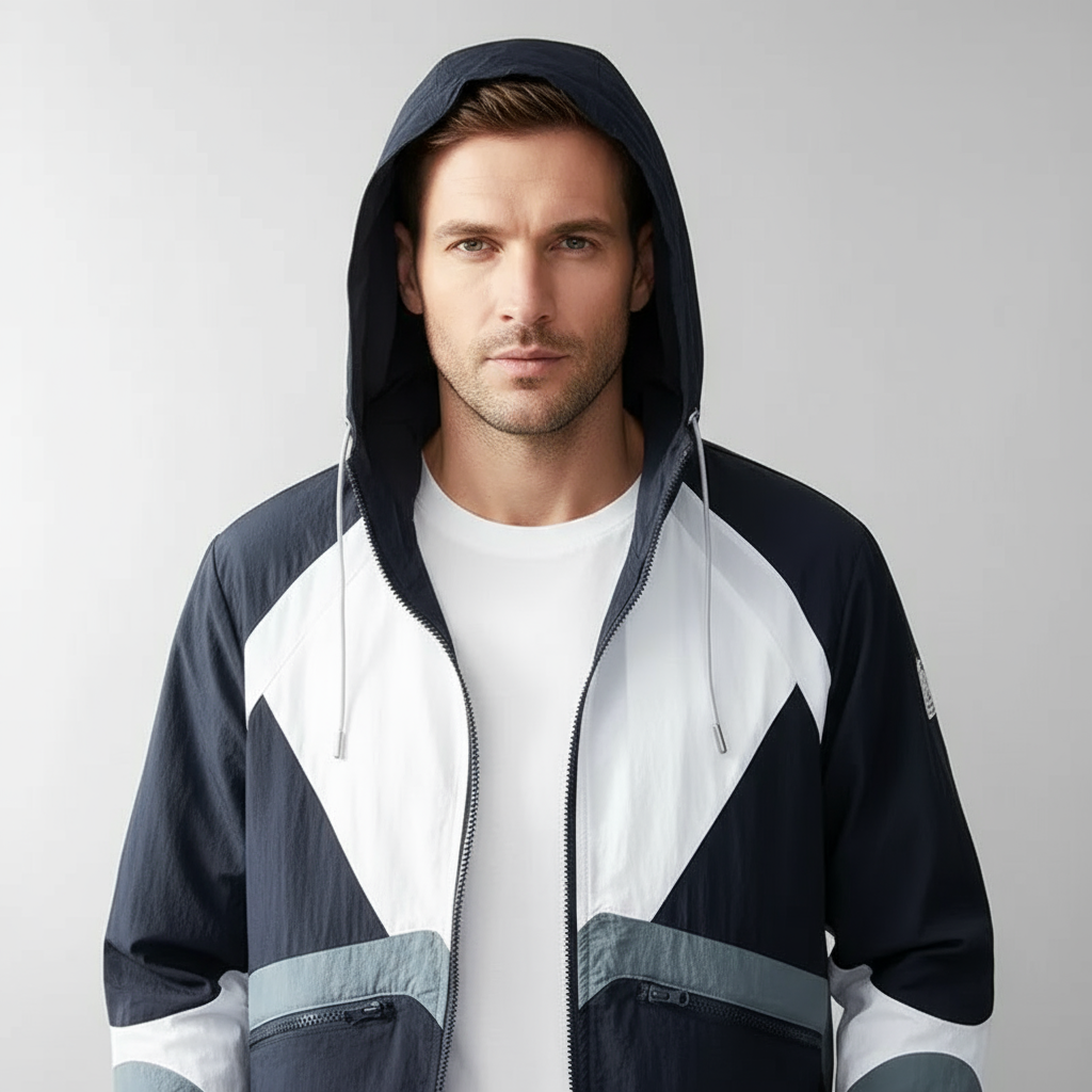 Venturino | Men’s Colorblock Waterproof Rain Jacket