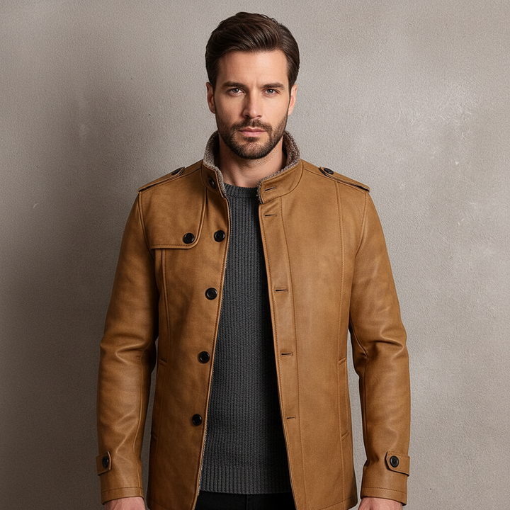 Trenton | Men’s Suede Overcoat