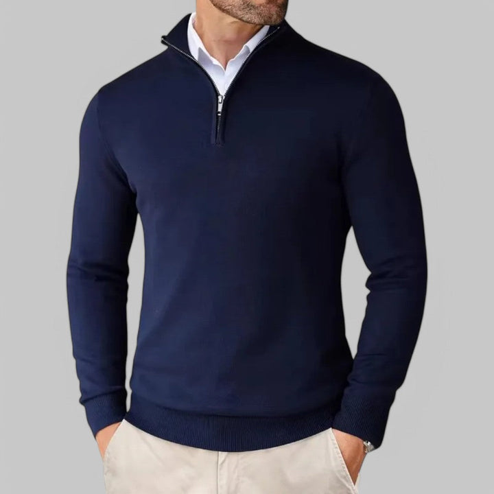 Dresden | Men’s Old-Money Half-Zip Jumper