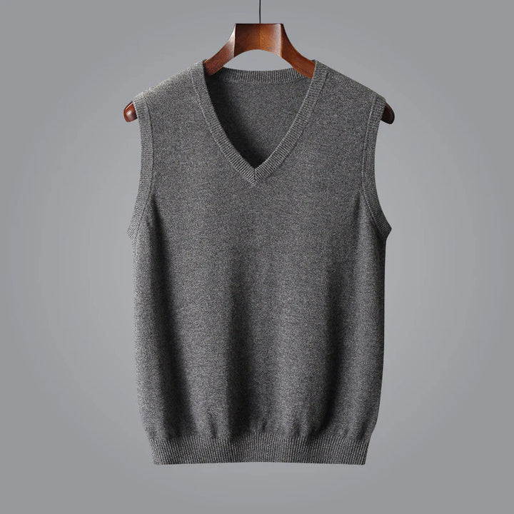 Gilbert | Men’s Cashmere V Neck Sweater Vest