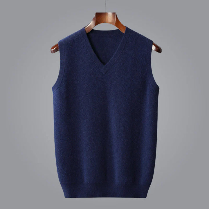 Gilbert | Men’s Cashmere V Neck Sweater Vest