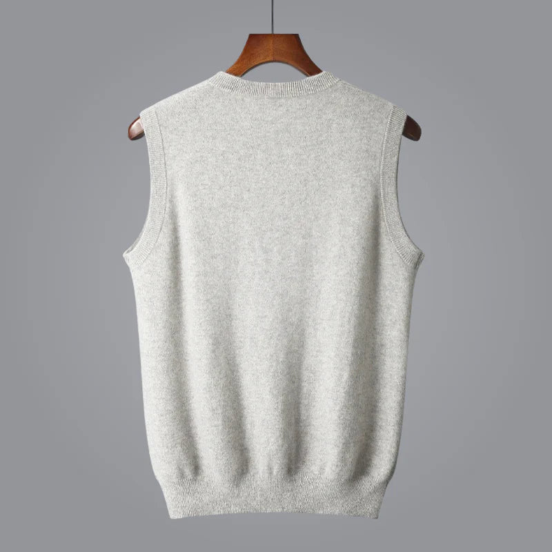 Gilbert | Men’s Cashmere V Neck Sweater Vest