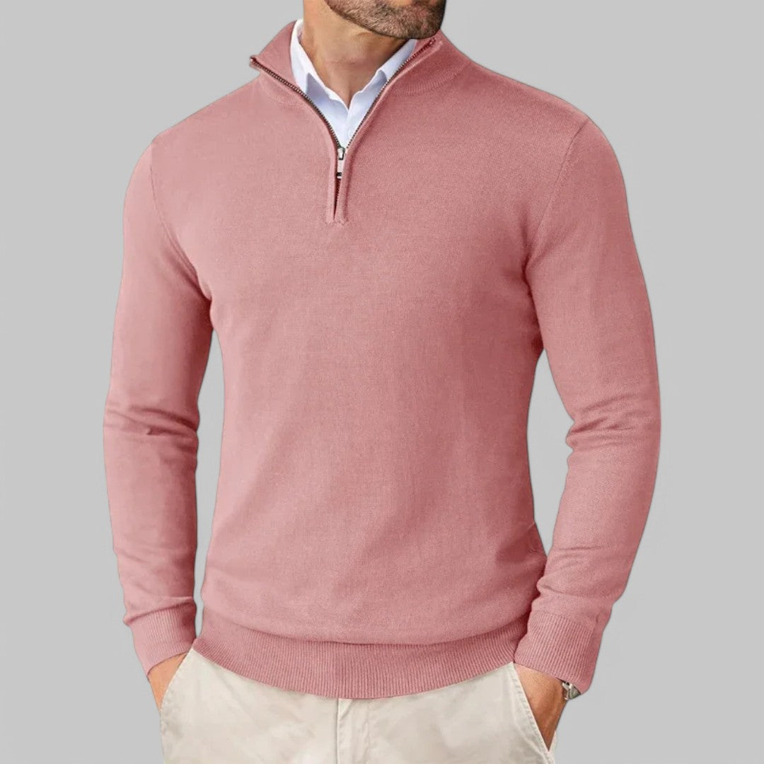 Dresden | Men’s Old-Money Half-Zip Jumper