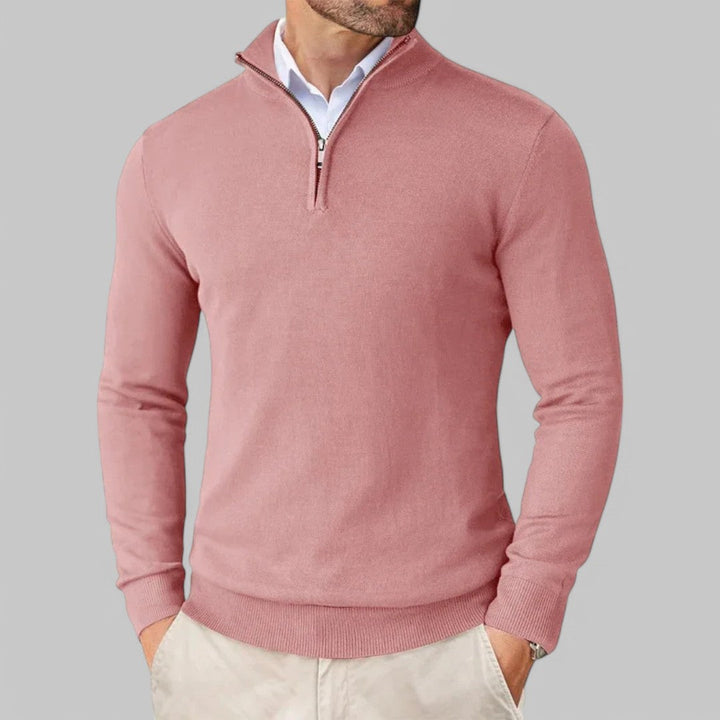 Dresden | Men’s Old-Money Half-Zip Jumper