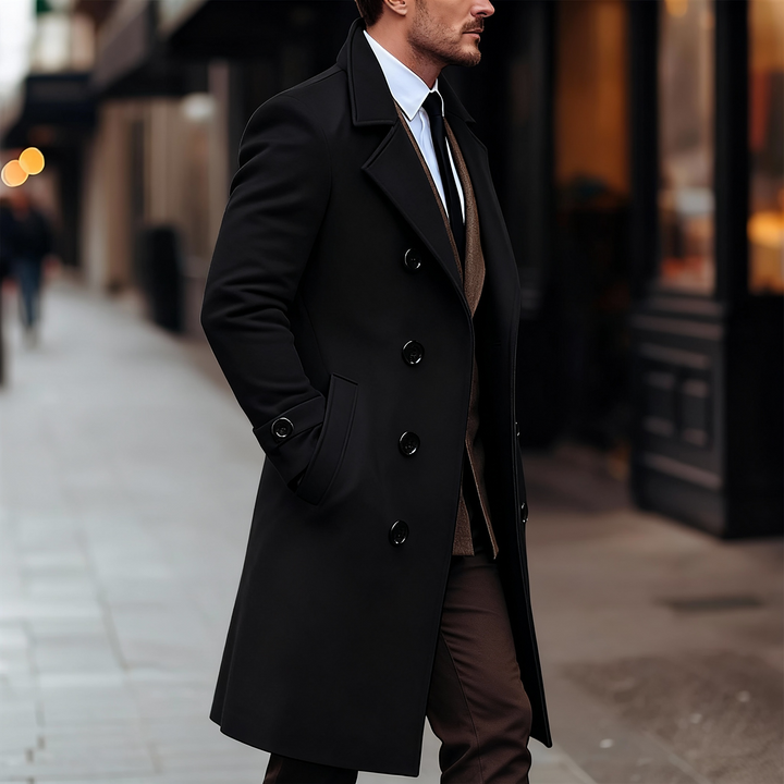 Reginald | Men’s Tailored Wool Blend Overcoat