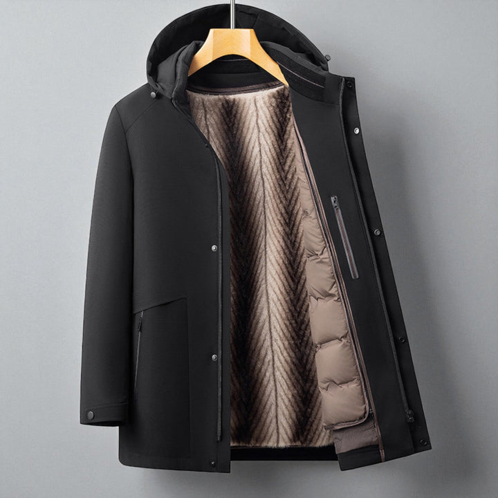 Gervano | Men’s Premium Goose Down &amp; Wool Jacket