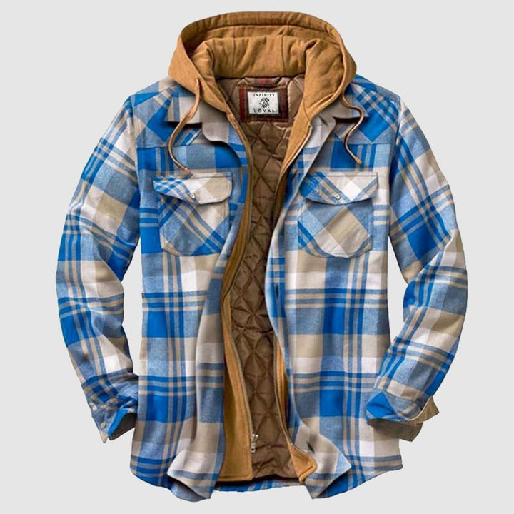 Lumbero | Men’s Warm Checked Shirt Jacket