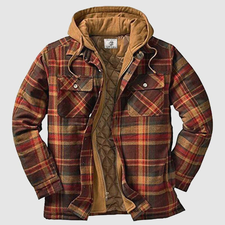 Lumbero | Men’s Warm Checked Shirt Jacket