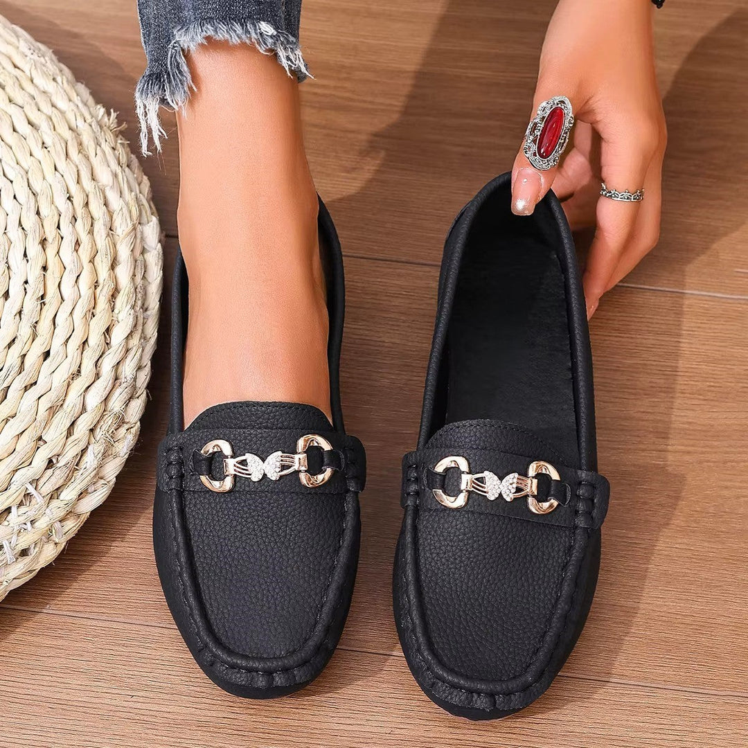 Vincent | Men’s Textured Leather Horsebit Loafers